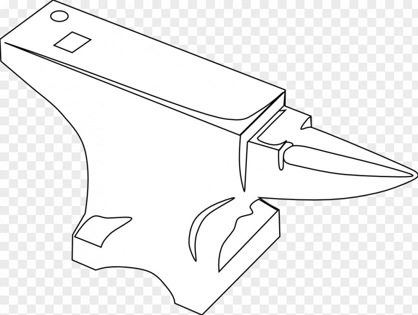 Painting Line Art Black And White Blacksmith Drawing Clip PNG
