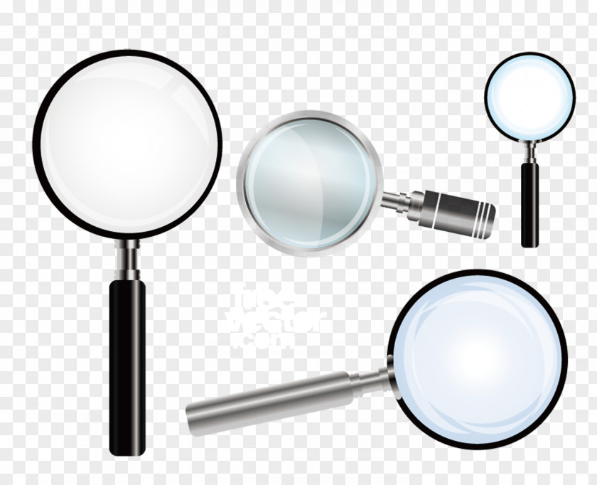 Glass Mirror Magnifying PNG
