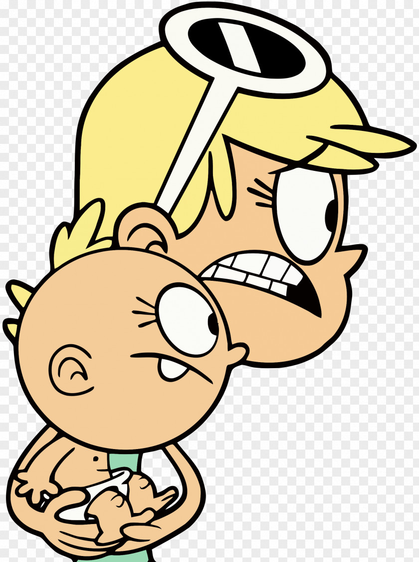 Hold The Baby Leni Loud Cartoon Character Clip Art PNG