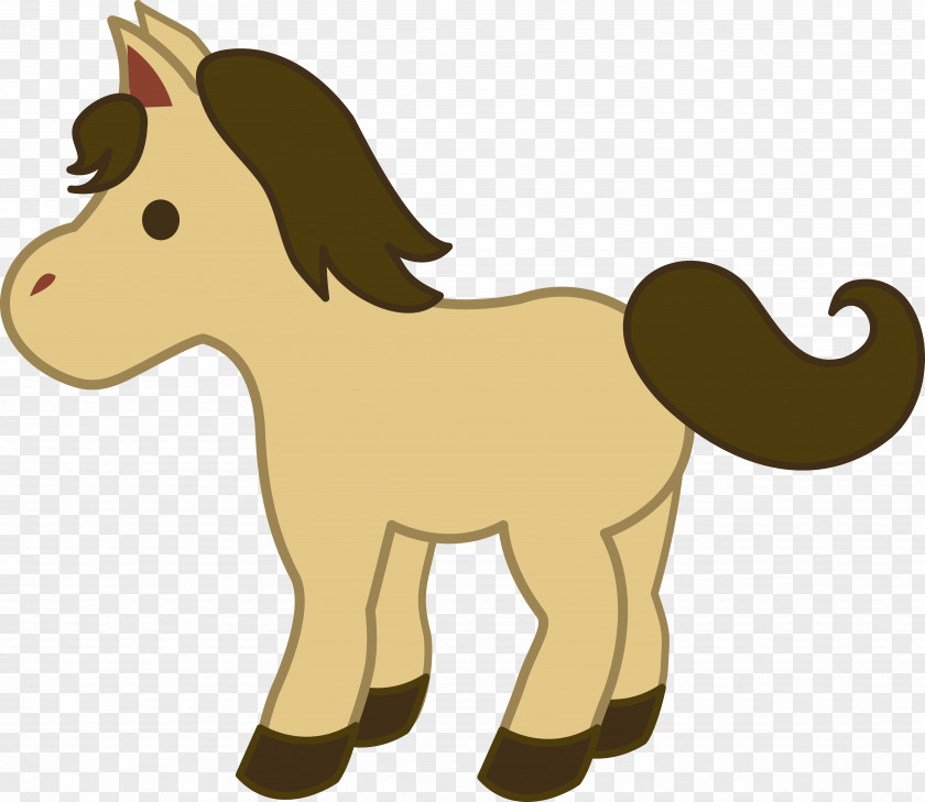 Horse Shaped Clipart Shetland Pony Clip Art Openclipart Foal PNG
