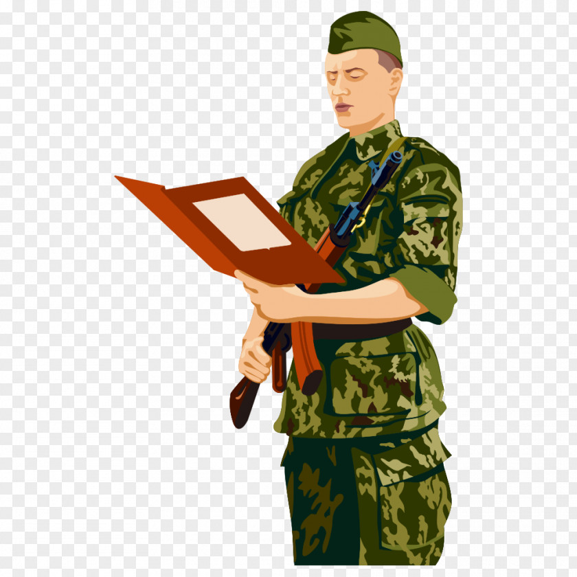 Soldier Military Euclidean Vector PNG