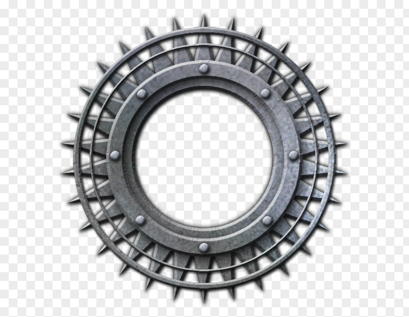 Steel Circle Steampunk PNG