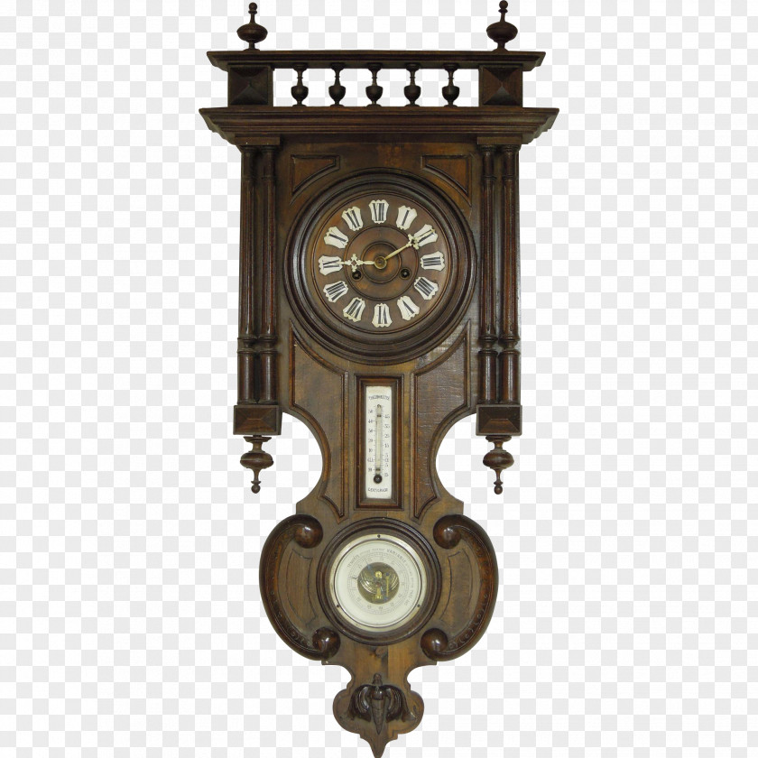 Barometer Floor & Grandfather Clocks Pendulum Clock Antique Vintage Clothing PNG
