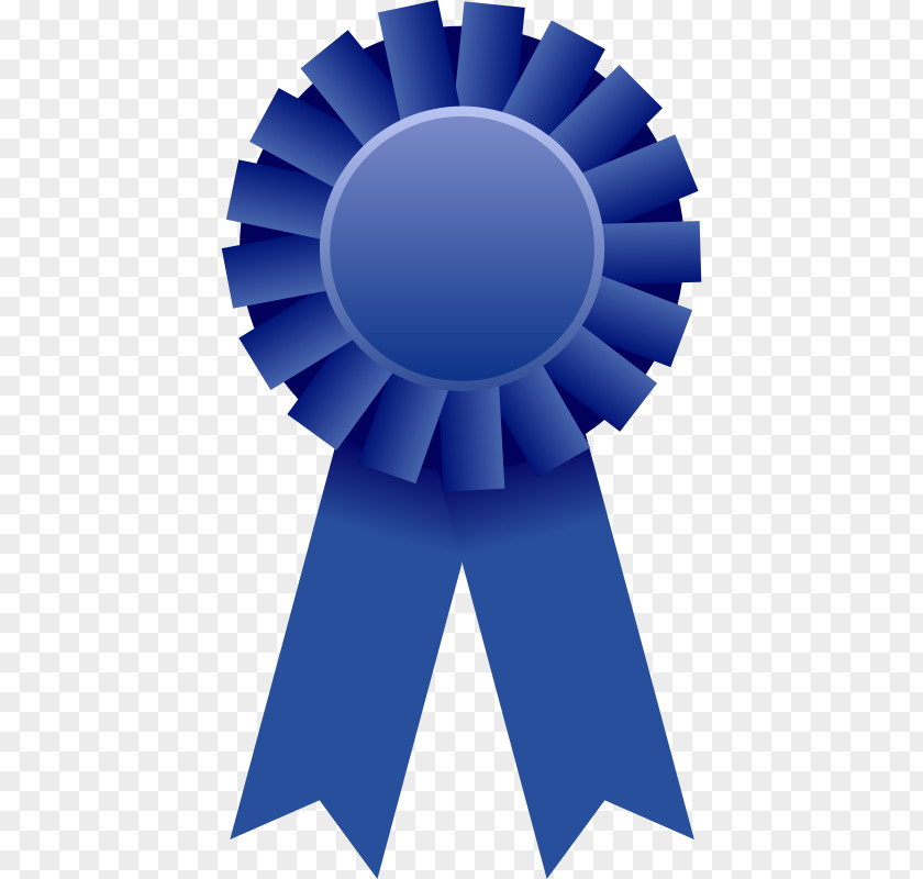 Free Blue Medal Pull Material Ribbon Award Clip Art PNG