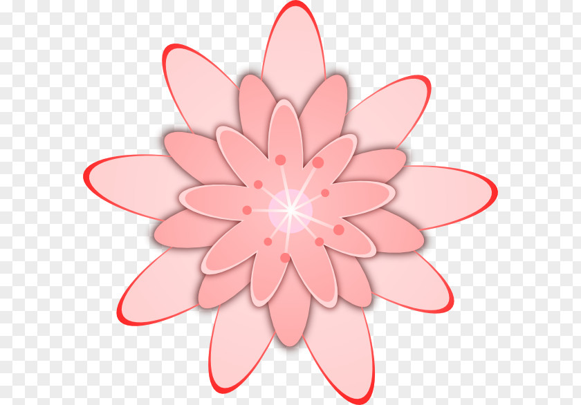 Large Floral Cliparts Pink Flowers Clip Art PNG