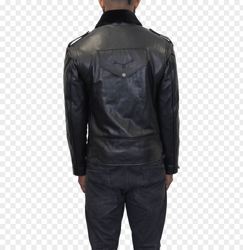 Leather Hoodie Jacket Shearling Clothing PNG