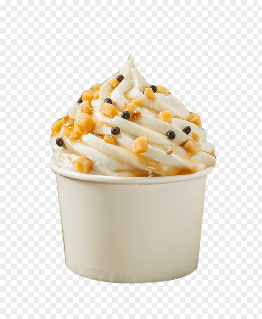 Mango Ice Cream Smoothie Sundae Frozen Yogurt Take-out PNG