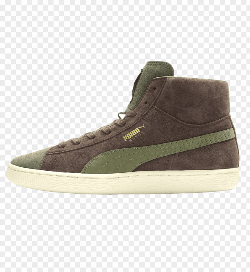 Olive Gold Sneakers Suede Skate Shoe Sportswear PNG