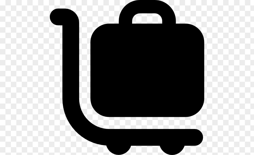 Blackandwhite Luggage And Bags Suitcase Bag Line Font Material Property PNG