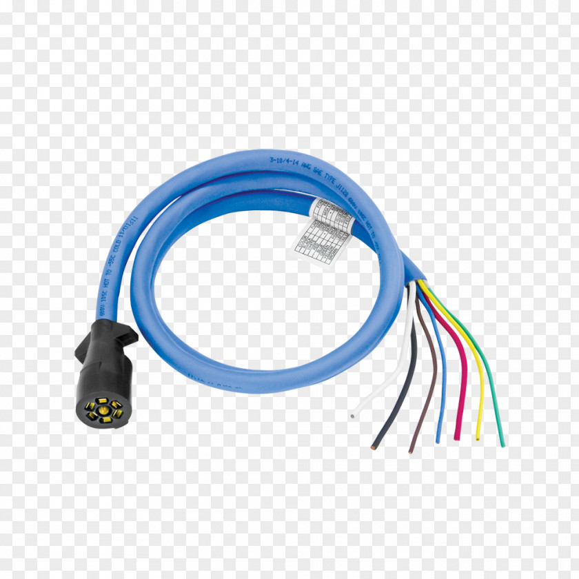 Cable Harness Trailer Connector Electrical Towing PNG