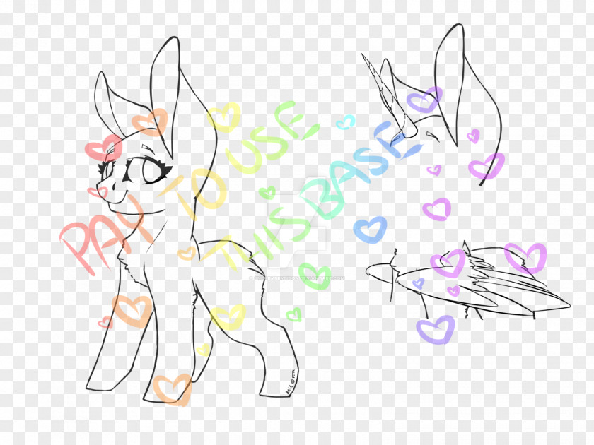 Cat Pony Art Drawing PNG