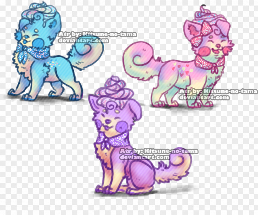 Ice Cream Pattern In Different Colours Background Pony Horse Cartoon PNG