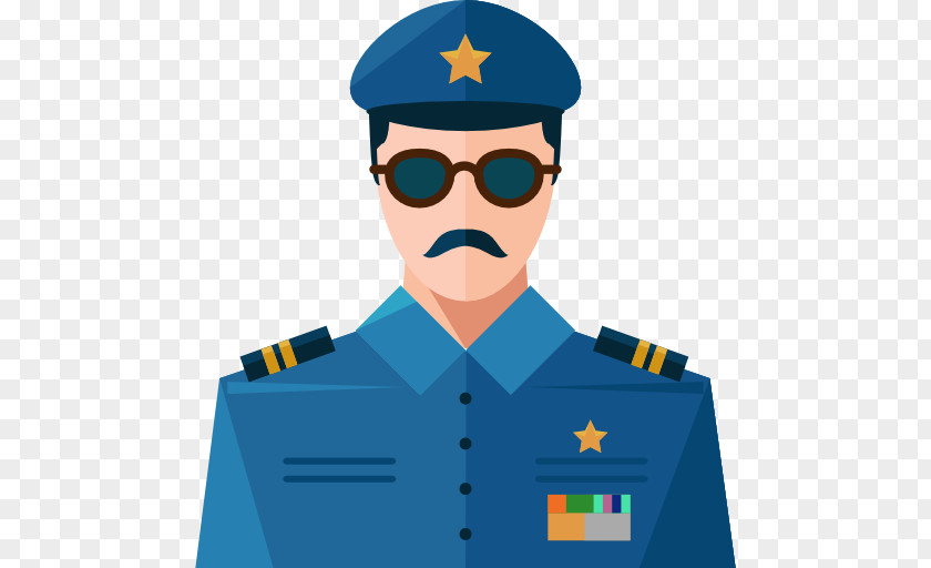 Police Man Wearing Glasses My Town : Station Officer Icon PNG