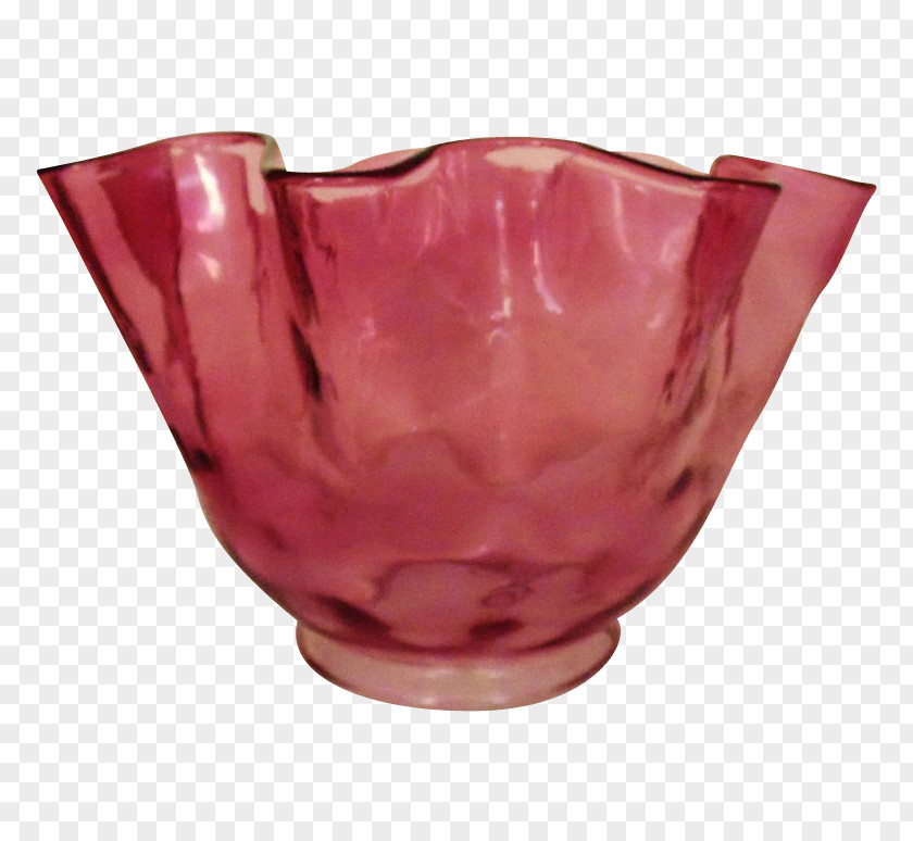 Vase Glass Bowl Pink M RTV PNG