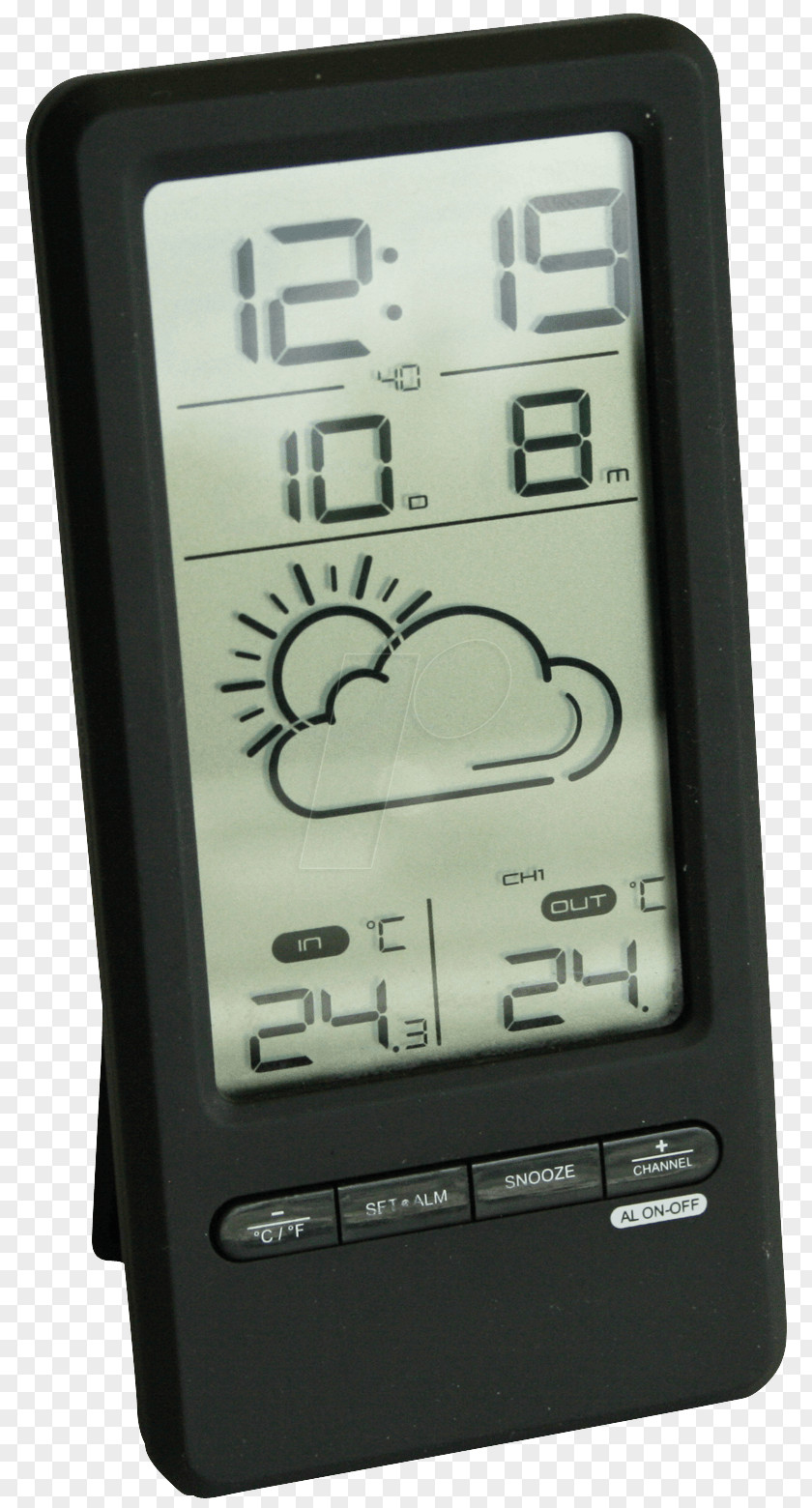 Weather Station Thermometer Rain Gauges Termómetro Digital Wind PNG