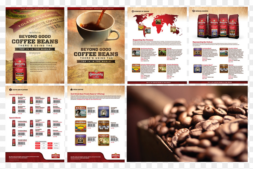 Biomedical Advertising Community Coffee Brand Sales PNG