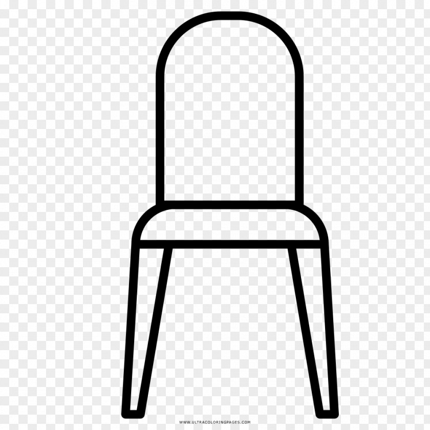 Chair Furniture Table Coloring Book Drawing PNG