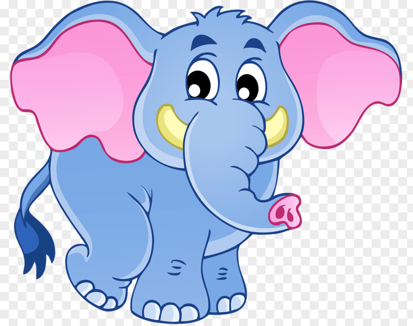 Hand-painted Baby Elephant African Indian Clip Art PNG