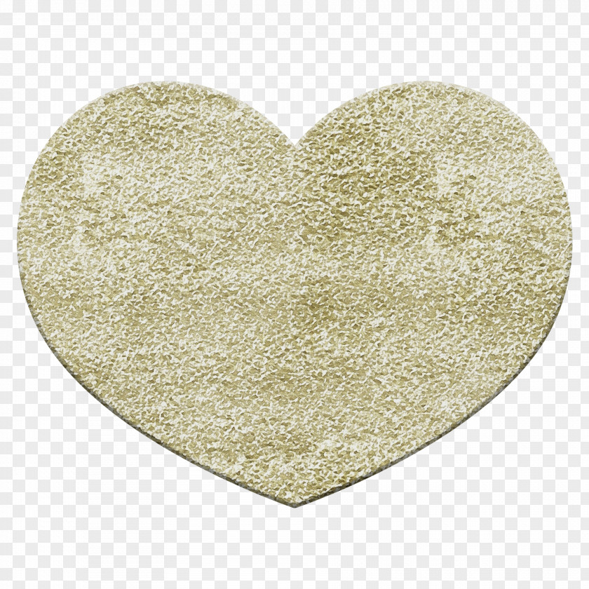 Metal Tableware Heart Yellow Brown Beige Glitter PNG