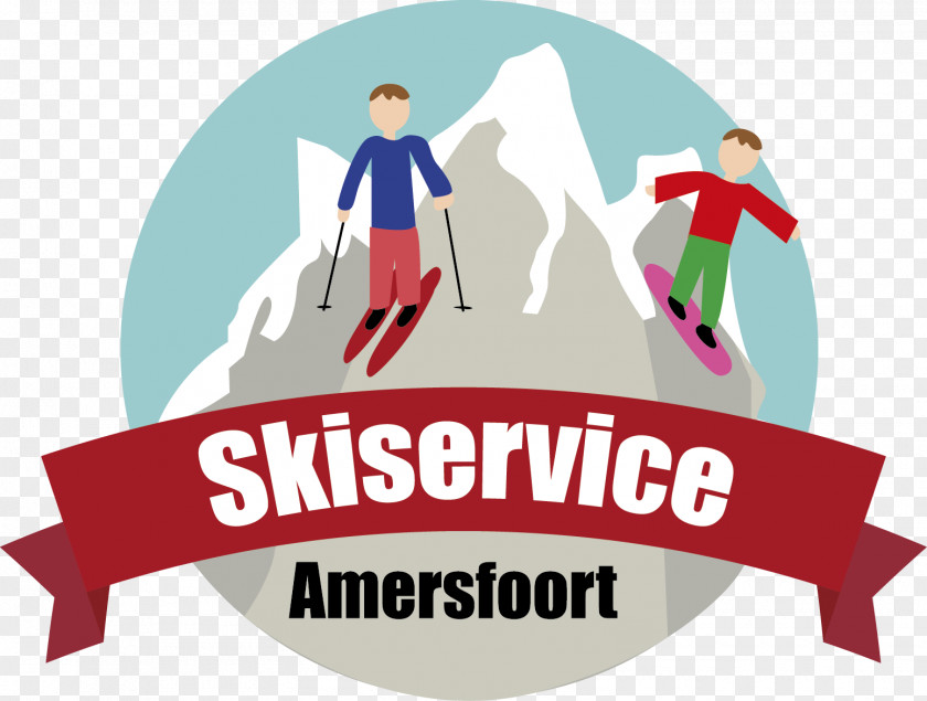 Print Service Logo Skiservice Amersfoort Ski Wax Skiing Snowboard PNG