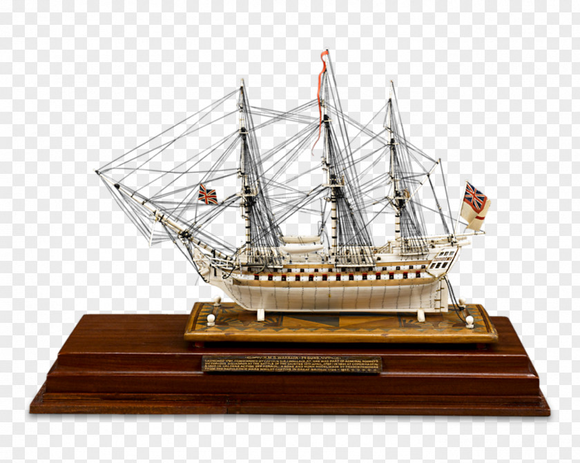 Ship Of The Line Model Sailing Plastic PNG