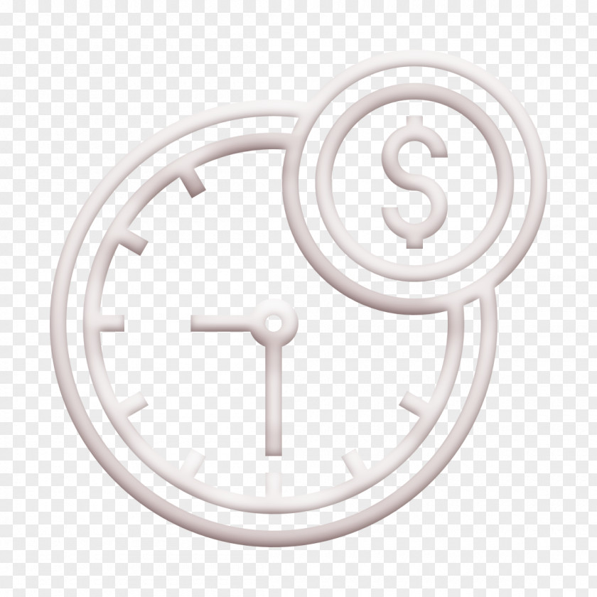 Time Icon Is Money Shopping PNG