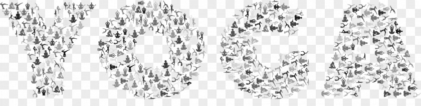 Yog Clip Art Image Grayscale PNG