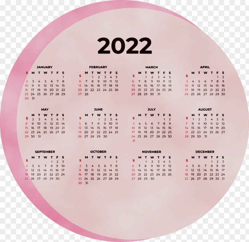 Calendar System 2022 Month Annual Calendar Royalty-free PNG