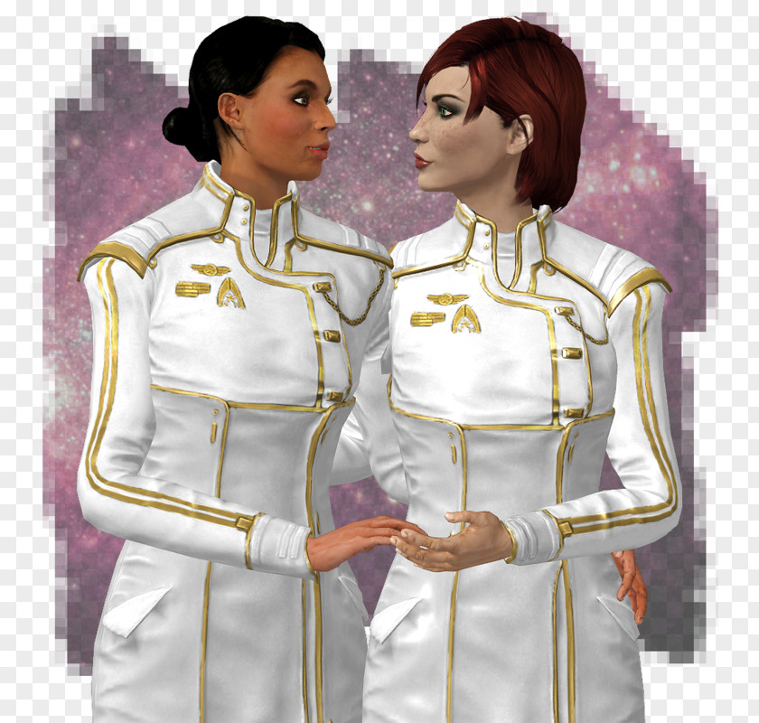 Dimensional Wedding Dress Commander Shepard Mass Effect 3 PNG