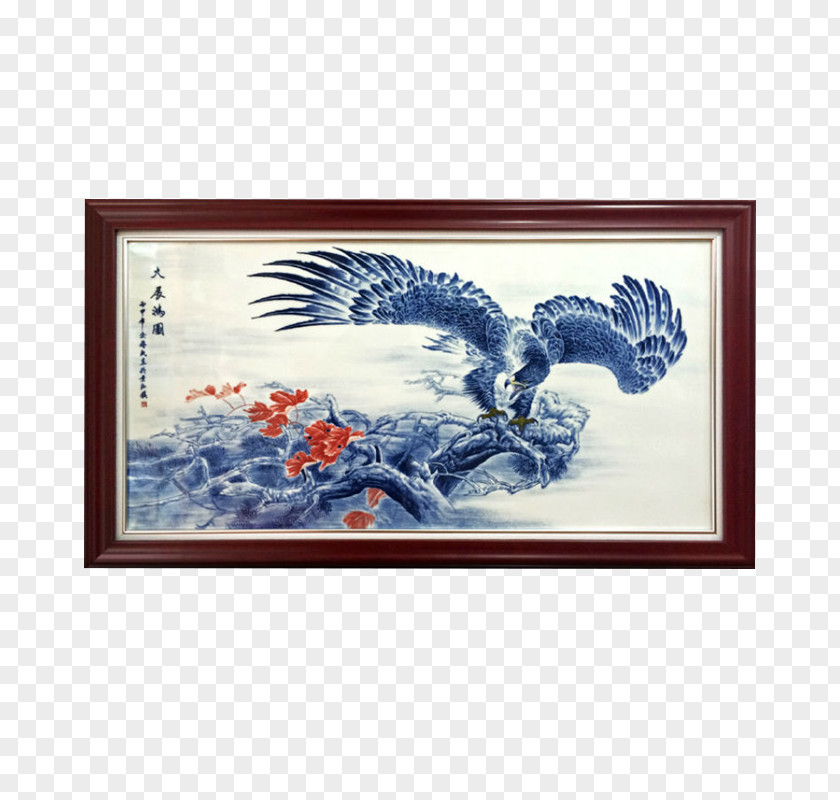 Golden Eagle Living Room Painting Picture Frame Drawing PNG