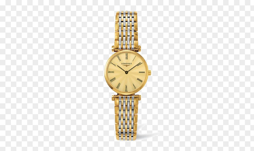 Longines Ka Lan Series Ladies Watch Quartz Clock Jewellery Gold PNG