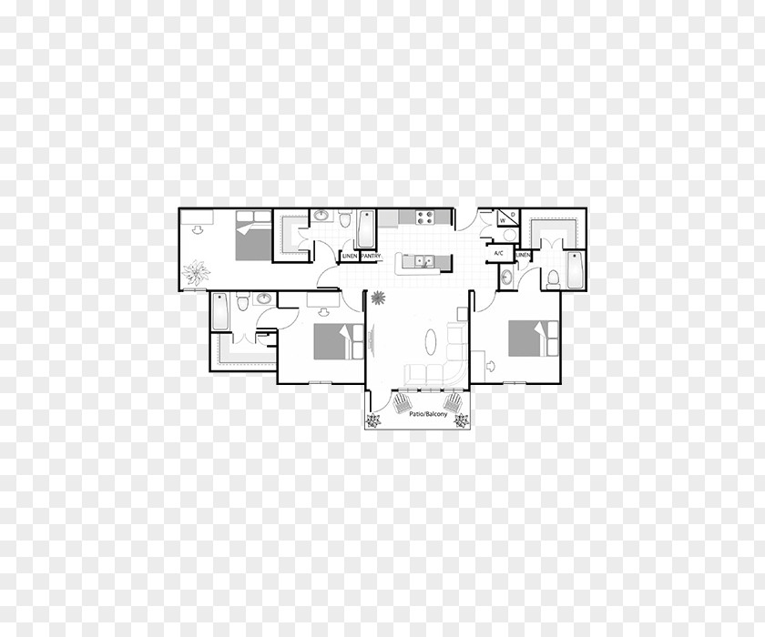 Sublease Floor Plan The Scarlet Apartment Kitchen PNG