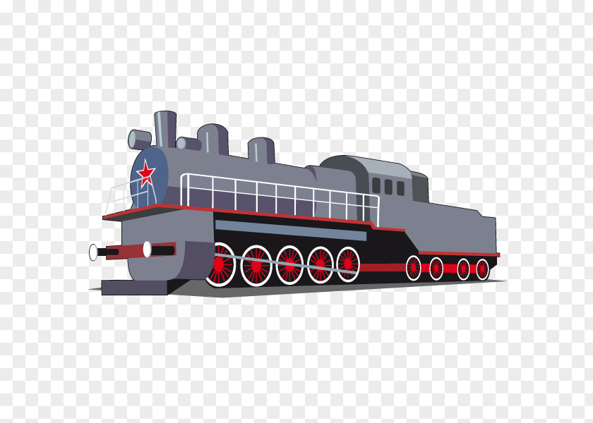 Tren Train Rail Transport Railroad Car Steam Locomotive PNG