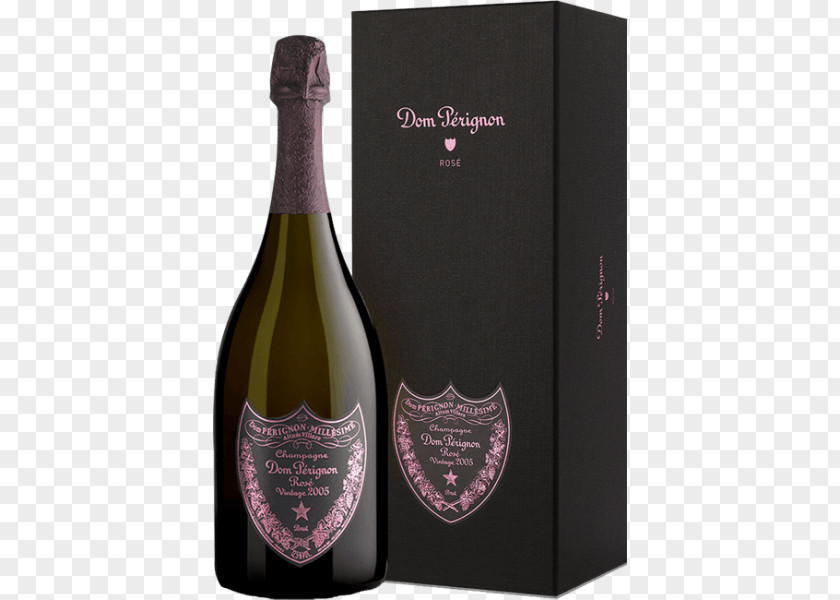 Champagne Rosé Sparkling Wine Dom Pérignon PNG