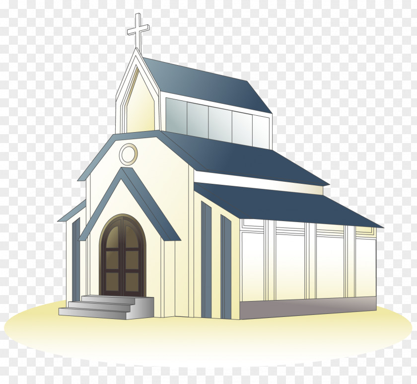 European-style Wedding Material Christian Church Color Bride Of Christ Yellow PNG