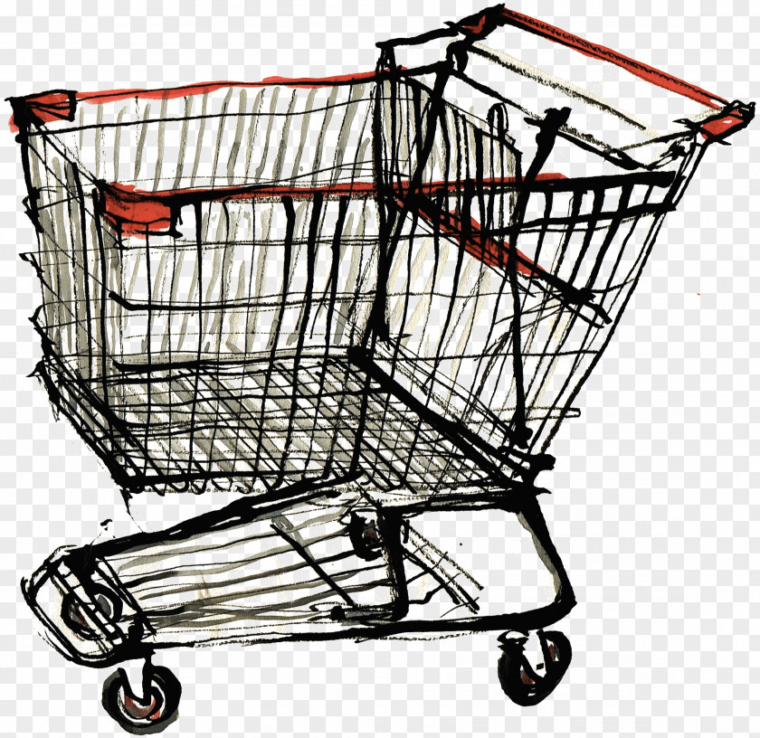 Push Cart Shopping PNG