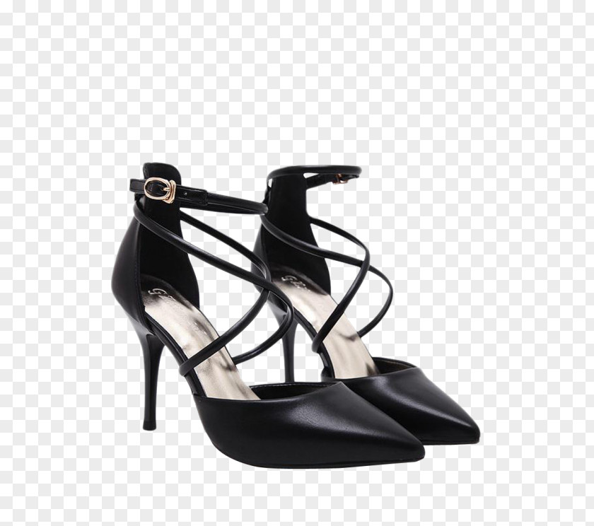 Sandal Court Shoe Strap High-heeled Absatz PNG