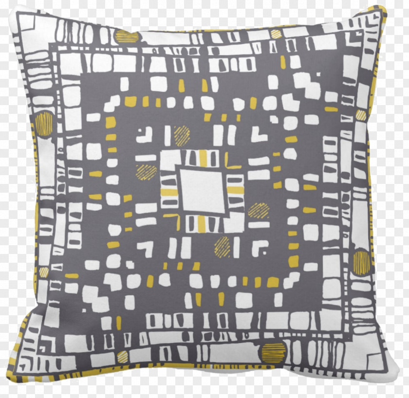 Yellow Drop Throw Pillows Cushion Lumbar PNG