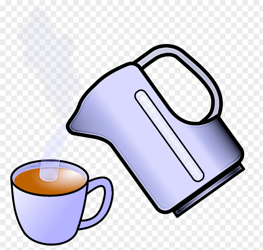 Electric Kettle Coffee Cup PNG