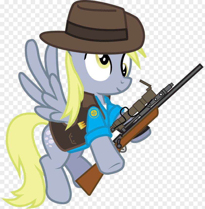 Sniper Bullet Pony Derpy Hooves Team Fortress 2 Fluttershy Clip Art PNG