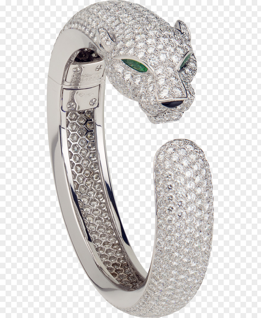 Diamond Cartier Love Bracelet Emerald PNG