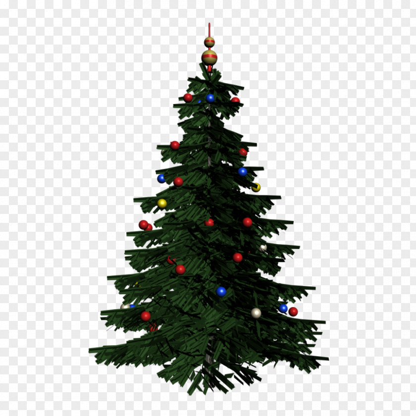 Flocks Christmas Tree Fir Ornament PNG