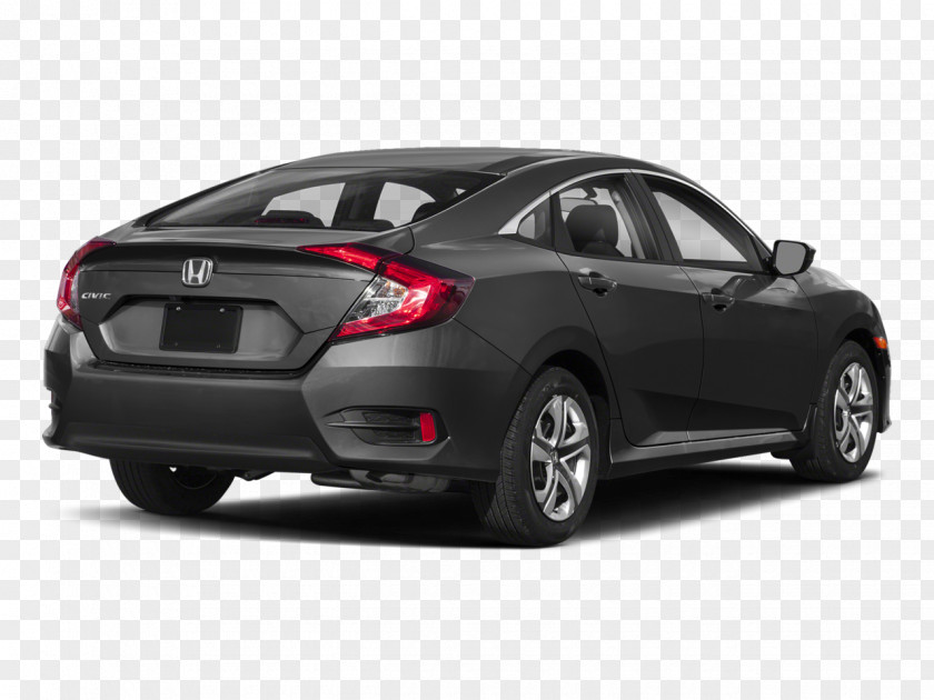 Honda 2018 Civic LX CVT Sedan Compact Car PNG