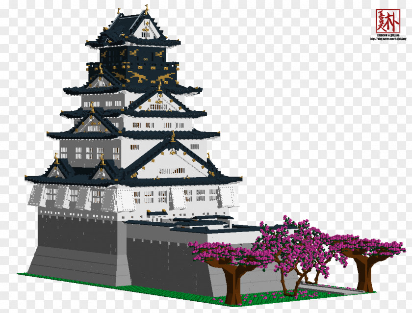 Japan Castle Lego Architecture Building PNG