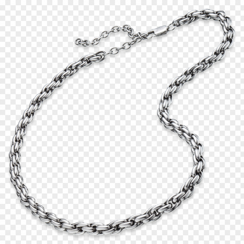 Necklace Jewellery Chain Silver PNG