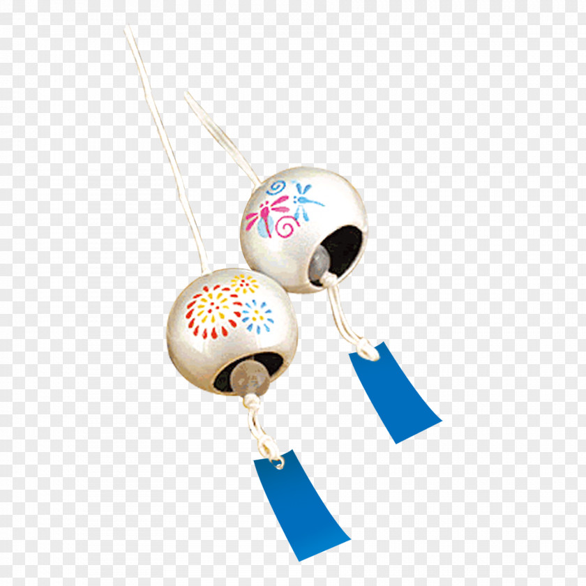 White Small Fresh Wind Chimes Wish Chime PNG