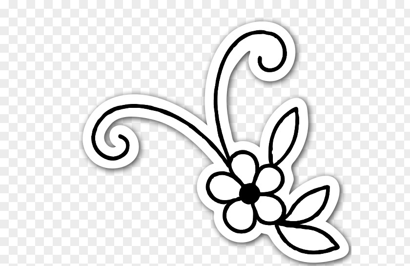 Flower Ornament Drawing Sticker Clip Art PNG