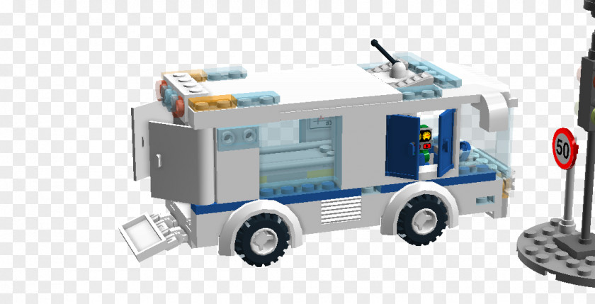 Inside LEGO Ambulance Motor Vehicle Product Design Machine PNG