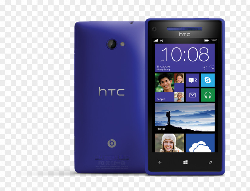 Smartphone HTC Windows Phone 8X Feature 8S Desire X PNG