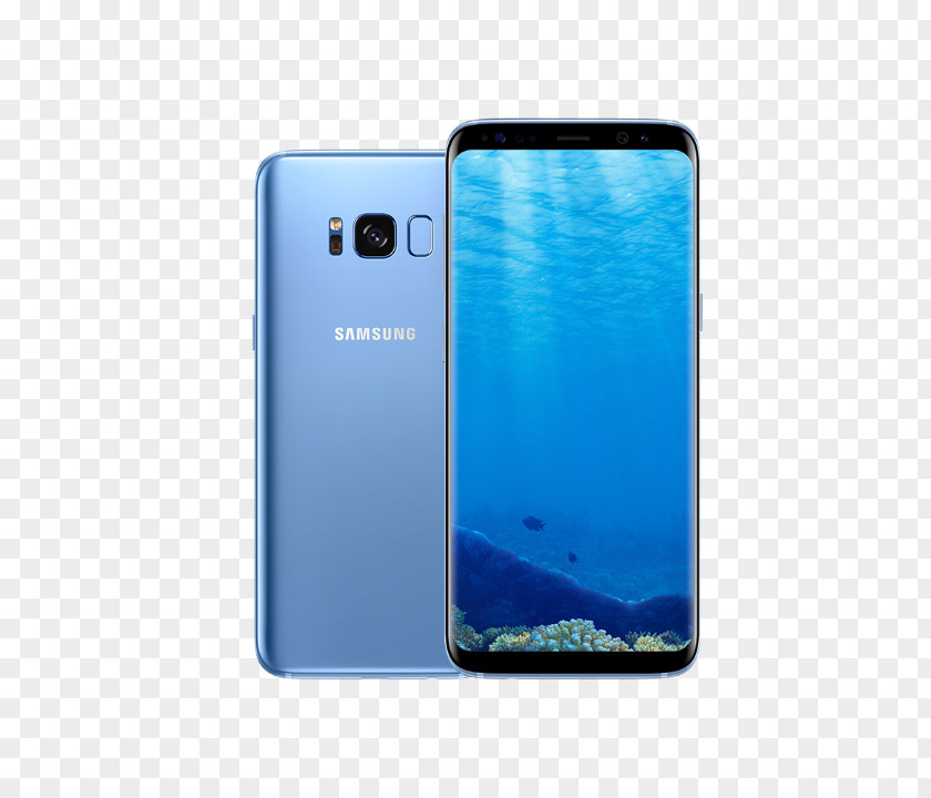Galaxy S8 Phone Samsung S8+ S7 Coral Blue PNG